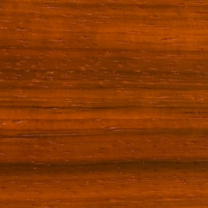 Image showing texture of Paduk wood used to construct McGrath Woodworks taxidermy pedestals, mounts, and other products