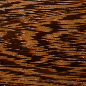 Image showing texture of Wenge wood used to construct McGrath Woodworks taxidermy pedestals, mounts, and other products